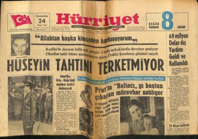 Hürriyet Gazetesi 24 Nisan 1963 - NATOnun En Kuvvetli F - 104 Filosu Türkiyede Kuruluyor GZ67417 - 2