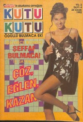 Hürriyet Gazetesi 24 Ocak 1992 - Kutu Kutu Ödüllü Bulmaca Eki NDR85535 - Gökçekoleksiyon