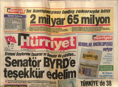 Hürriyet Gazetesi 24 Şubat 1990 - Fatma Girik Ağaç Dikme Kampanyası Başlattı GZ61778 - 1