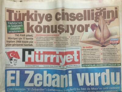 Hürriyet Gazetesi 24 Temmuz 2005 - Zuhal Olcaydan Şaşırtan Dekolte GZ29927 - 1
