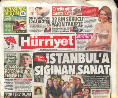 Hürriyet Gazetesi 24 Temmuz 2017 - K. Irakta Referandum Tehlikeli - Kemal Kılıçdaroğlu AYM Kendi Kararını Savunmalı GZ124417 - 1