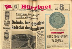 Hürriyet Gazetesi 25 Ağustos 1963 - Vietnamda Binlerce Öğrenci Nümayiş Yaptı GZ68817 - 1
