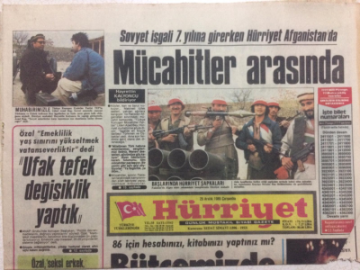 Hürriyet Gazetesi 25 Aralık 1985 - Mücahitler Arasında,Özal Seksi Erkek Seçilmesine Çok Kızdı GZ27448 - 1