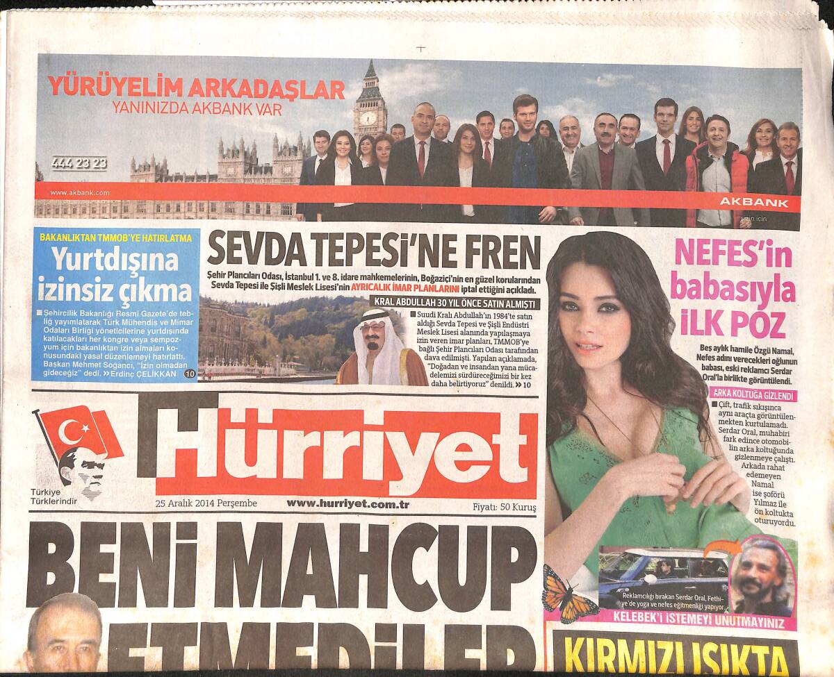 Hürriyet Gazetesi 25 Aralık 2014 - NASA Venüs'te İnsanların Yaşayabileceği Asılı Bir Kent Kurmaya Hazırlanıyor GZ160202 - 1