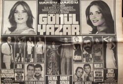 Hürriyet Gazetesi 25 Ekim 1979 - Gazino Afişi * Gönül Yazar - Fatma Girik - Ahmet Özhan GZ76289 - 2