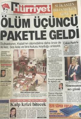 Hürriyet Gazetesi 25 Ekim 1999-Kışlalının Suikastinin Bilinmeyen Yönü GZ45341 - 2