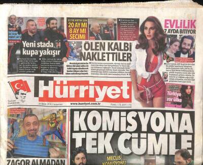 Hürriyet Gazetesi 25 Ekim 2014 - Ünal Aysaldan Boşalan Başkanlık Koltuğu Bugün Sahibini Bulacak GZ106237 - 1