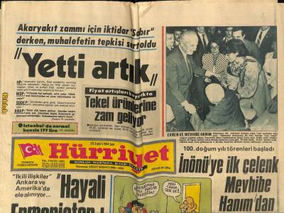 Hürriyet Gazetesi 25 Eylül 1984 - HP Milletvekilleri Şimon Peresle de Görüştü GZ74386 - 1