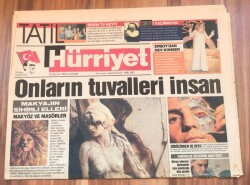 Hürriyet Gazetesi 25 Haziran 1994 - Onların Tuvalleri İnsan GZ1713 - 1