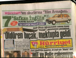 Hürriyet Gazetesi 25 Kasım 1987 - Ekran Savaşında İnönü Galip GZ62028 - 1