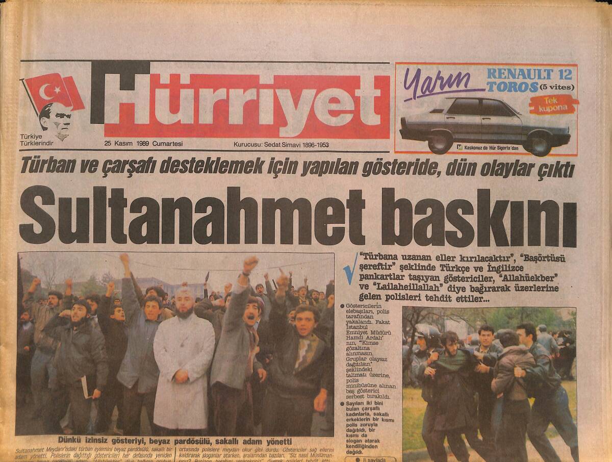 Hürriyet Gazetesi 25 Kasım 1989 - Perihan Savaş İdam Mahkumu - Ecevit , SHP'de Bölünme Olacağını Aylar Önce Söylemişti GZ132989 - 1
