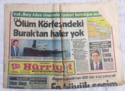 Hürriyet Gazetesi 25 Mart 1984 - Kocaeli Feneri Liderlikten Etti1-0 - GZ19676 - 1