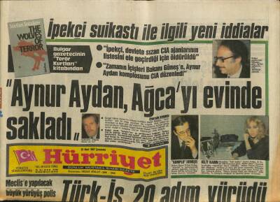 Hürriyet Gazetesi 25 Mart 1987 - İpekçi Suikastı İle İlgili Yeni İddialar GZ62342 - 2