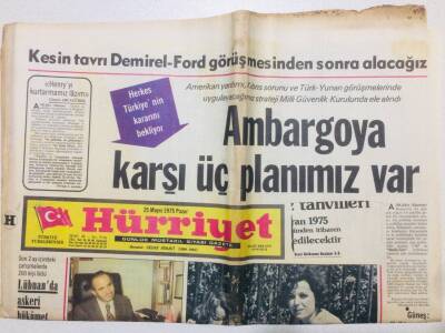 Hürriyet Gazetesi 25 Mayıs 1975 - Fransız Başkonsolos 3 Türk Kızını Kaçırdı GZ53769 - 1