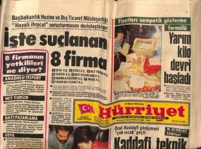 Hürriyet Gazetesi 25 Mayıs 1984 - Irak İki Tankeri Daha Bombaladı GZ74246 - 1