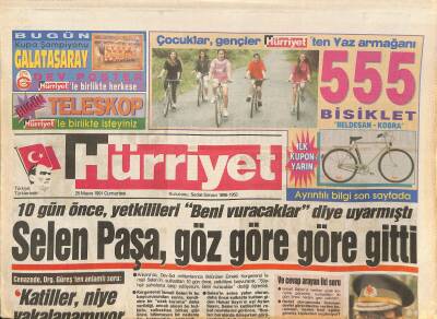 Hürriyet Gazetesi 25 Mayıs 1991 - Raciv Gandi Yakalandı - Antika Citroenler , İstanbulu Şenlendirdi GZ127331 - 1