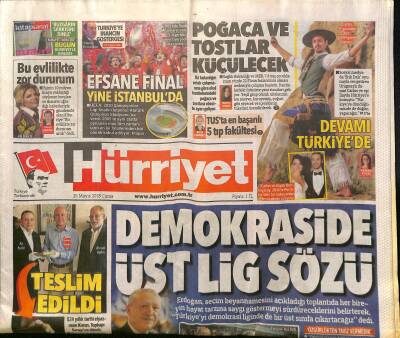 Hürriyet Gazetesi 25 Mayıs 2018 - 524 Yıllık Tarihi Elyazması Kuran , Topkapı Sarayına Döndü GZ125645 - 1
