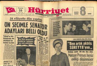 Hürriyet Gazetesi 25 Nisan 1966 - Sadakatsiz Kocasını Çiy Çiy Yemeye Kalktı GZ54975 - 1