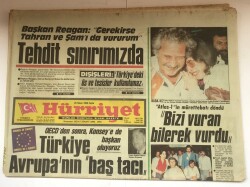 Hürriyet Gazetesi 25 Nisan 1986 - Türkiye Avrupanın Baş Tacı GZ1912 - 1