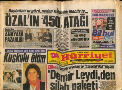 Hürriyet Gazetesi 25 Nisan 1987 - Ermeni Tasarısı Reagana Tosladı GZ69344 - 1