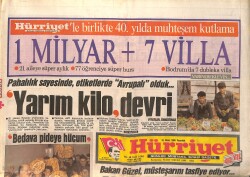 Hürriyet Gazetesi 25 Nisan 1988 - Galatasaray'da Bayram - Özal'a Yeni Çevre GZ160184 - Gökçekoleksiyon