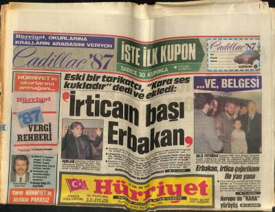 Hürriyet Gazetesi 25 Ocak 1987 - Ünlü Sanatçı Türkan Şoray İle Eşi Cihan Ünal Uludağda Dinleniyorlar GZ120879 - 1