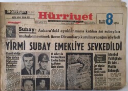 Hürriyet Gazetesi 25 Şubat 1962 - Devrimler İçin Kanun Tasarısı Hazırlanıyor, Yirmi Subay Emekliye Sevk Edildi - GZ16468 - 2