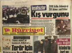 Hürriyet Gazetesi 25 Şubat 1985 -Terör İçin Karar Haftası ASALA GZ45001 - 1
