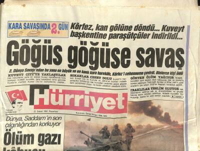 Hürriyet Gazetesi 25 Şubat 1991 - Fenerbahçe Tekledi - Dünya , Saddamın Son Çılgınlığından Korkuyor GZ123085 - 1