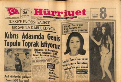 Hürriyet Gazetesi 26 Ağustos 1964 - 199 Musevinin Kemiği , 24 Sene Sonra İsraile Gidiyor GZ81938 - 1