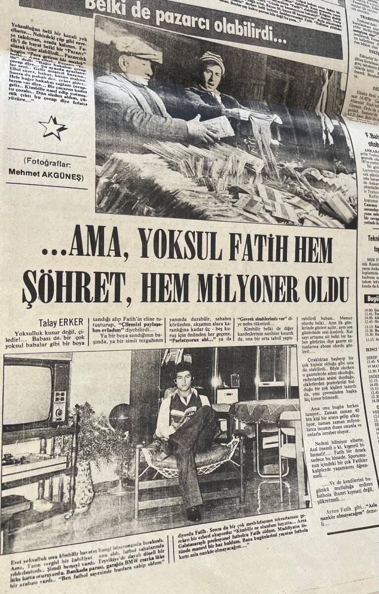 Hürriyet Gazetesi 26 Aralık 1976 - Sophia Loren Artık Çocuk Doğurmayacak - Ama Yoksul Fatih Terim Hem Şöhret Hem Milyoner Oldu GZ156654 - 2