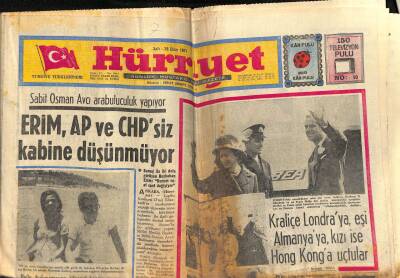 Hürriyet Gazetesi 26 Ekim 1971 - Brigitte Bardot , 50 Yıl Öncesinin Giyim Kuşamına Özendi - Seka Grevi Durduruldu GZ119054 - 1