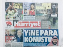 Hürriyet Gazetesi 26 Ekim 2018 - Yine Para Konuştu GZ43359 - 2