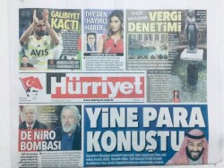 Hürriyet Gazetesi 26 Ekim 2018 - Yine Para Konuştu GZ43359 - 1