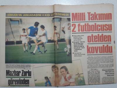 Hürriyet Gazetesi - 26 Eylül 1980 - Milli Takımın 2 Futbolcusu Otelden Kovuldu GZ111727 - 1