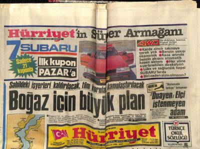 Hürriyet Gazetesi 26 Eylül 1985 - Doğum Günü Hediyesi GZ55060 - 1
