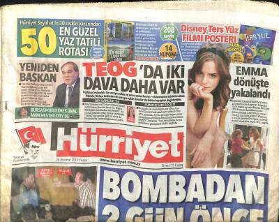 Hürriyet Gazetesi 26 Haziran 2015 - Işid Kobaniye Saldırdı, TEOGda İki Dava Daha Var GZ107542 - 1