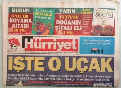 Hürriyet Gazetesi 26 Kasım 2005 Başbakan Terk Ediyor Milletvekili Roj Tv De -GZ37939 - 1
