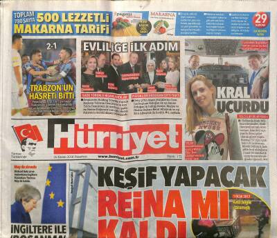 Hürriyet Gazetesi 26 Kasım 2018 - İngiltere İle Boşanma İmzalandı - Akşener Ankarayı İsteyecek GZ125617 - 1