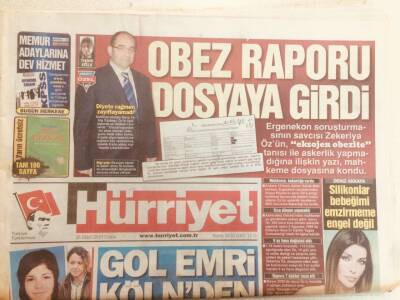 Hürriyet Gazetesi 26 Mart 2010 - Zekeriya Özün Obez Raporu Dosyaya Girdi GZ40073 - 1
