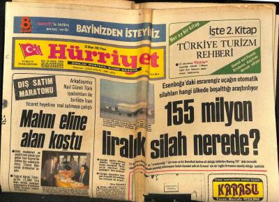 Hürriyet Gazetesi 26 Nisan 1981 - 155 Milyon Liralık Silah Nerede ? GZ82157 - 1