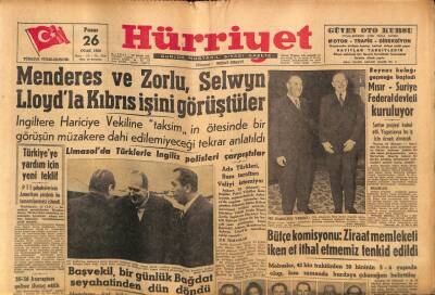 Hürriyet Gazetesi 26 Ocak 1958 - Pakt Devletleri Kızıllarla Olan Mücadeleyi Genişletecekler GZ80940 - 1