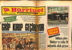Hürriyet Gazetesi 26 Ocak 1975 - Grip Kırıp Geçiriyor GZ103460 - 2