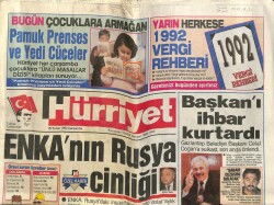Hürriyet Gazetesi 26 Şubat 1992 - Doğuda Çığ Yine Can Aldı 32 Ölü GZ69339 - 2