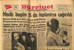 Hürriyet Gazetesi 26 Temmuz 1958 - Amerikanın Nasır İle Anlaşması İsteniyor GZ68943 - 2