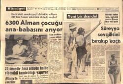 Hürriyet Gazetesi 26 Temmuz 1962 - Süreyya Sevgilisini Bırakıp Kaçtı - Metin Oktay İmzayı Attı! - Pele Paris'te GZ146732 - 1