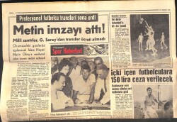 Hürriyet Gazetesi 26 Temmuz 1962 - Süreyya Sevgilisini Bırakıp Kaçtı - Metin Oktay İmzayı Attı! - Pele Paris'te GZ146732 - 2