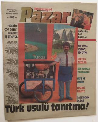Hürriyet Gazetesi - 26 Temmuz 1987 - Çolpan İlhan Sinemayı Bıraktığıma Pişman Değilim - GZ43555 - 2
