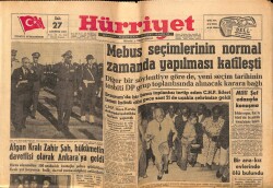 Hürriyet Gazetesi 27 Ağustos 1957 - Fazıl Küçük , Kıbrısa Döndüğü Zaman Tevkif Edileceğine İhtimal Vermiyor GZ68999 - 2