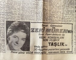 Hürriyet Gazetesi 27 Ağustos 1970 - Zaferin 900. Yıldönümünde Malazgirt'te Otuz Bin Kişi Toplandı - Zeki Müren Afiş GZ140454 - 2